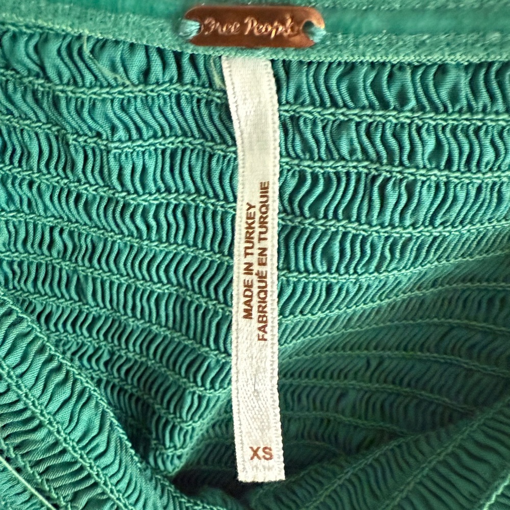 Free People Strapless Dress in Vibrant Green - Picture 5 of 5